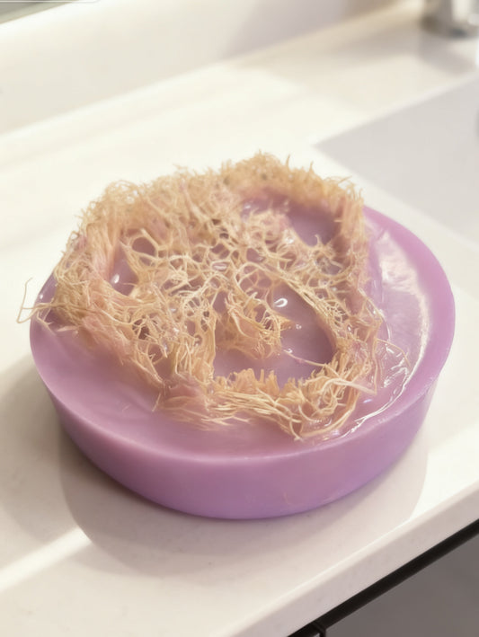 Lavender Loofah Bar Soap 2.5oz